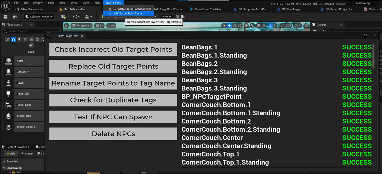 Editor Utility Widget